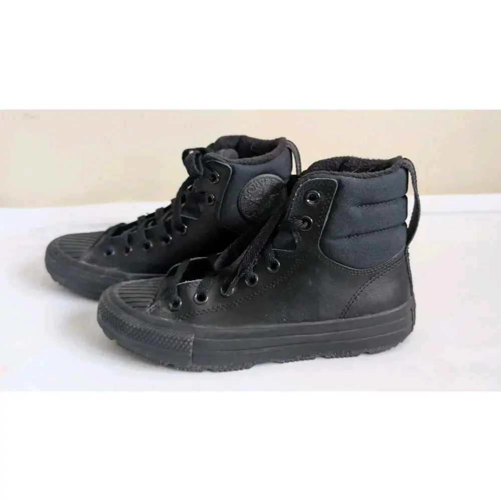 Converse Chuck Taylor All Star‎ Leather Berkshire Boot Kids 5 Wmns 7 A01523C